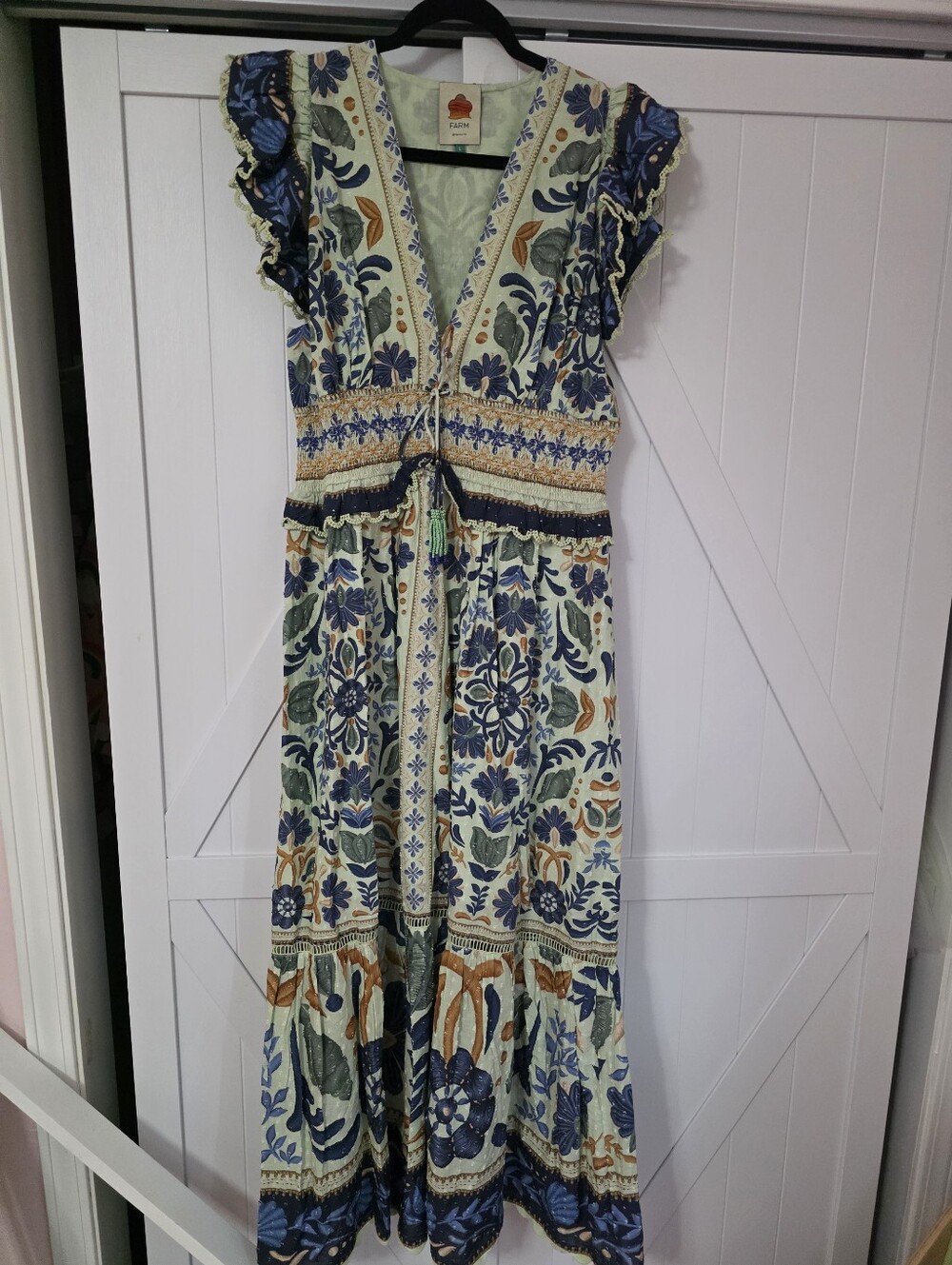 Farm Rio Ocean Tapestry Maxidress - Picture 8 of 9